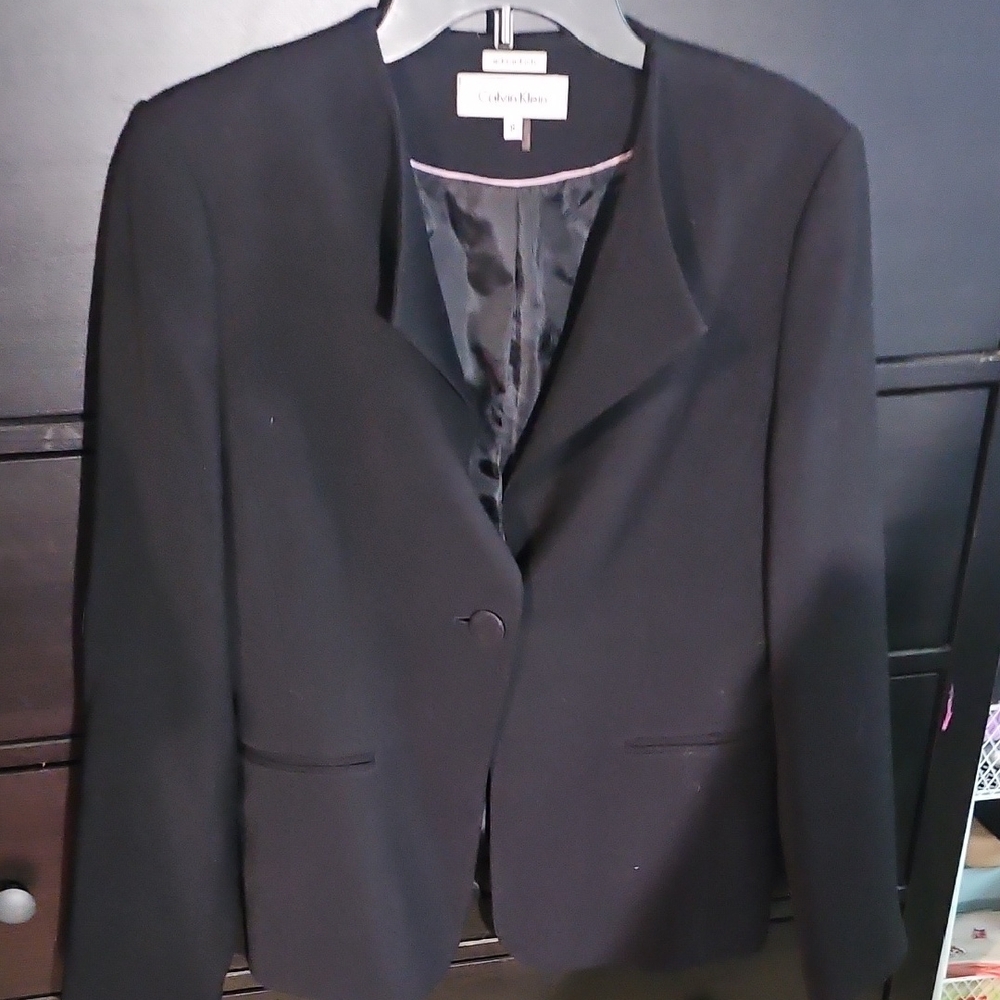 Calvin Klein Women's Classic Black Suit Jacket